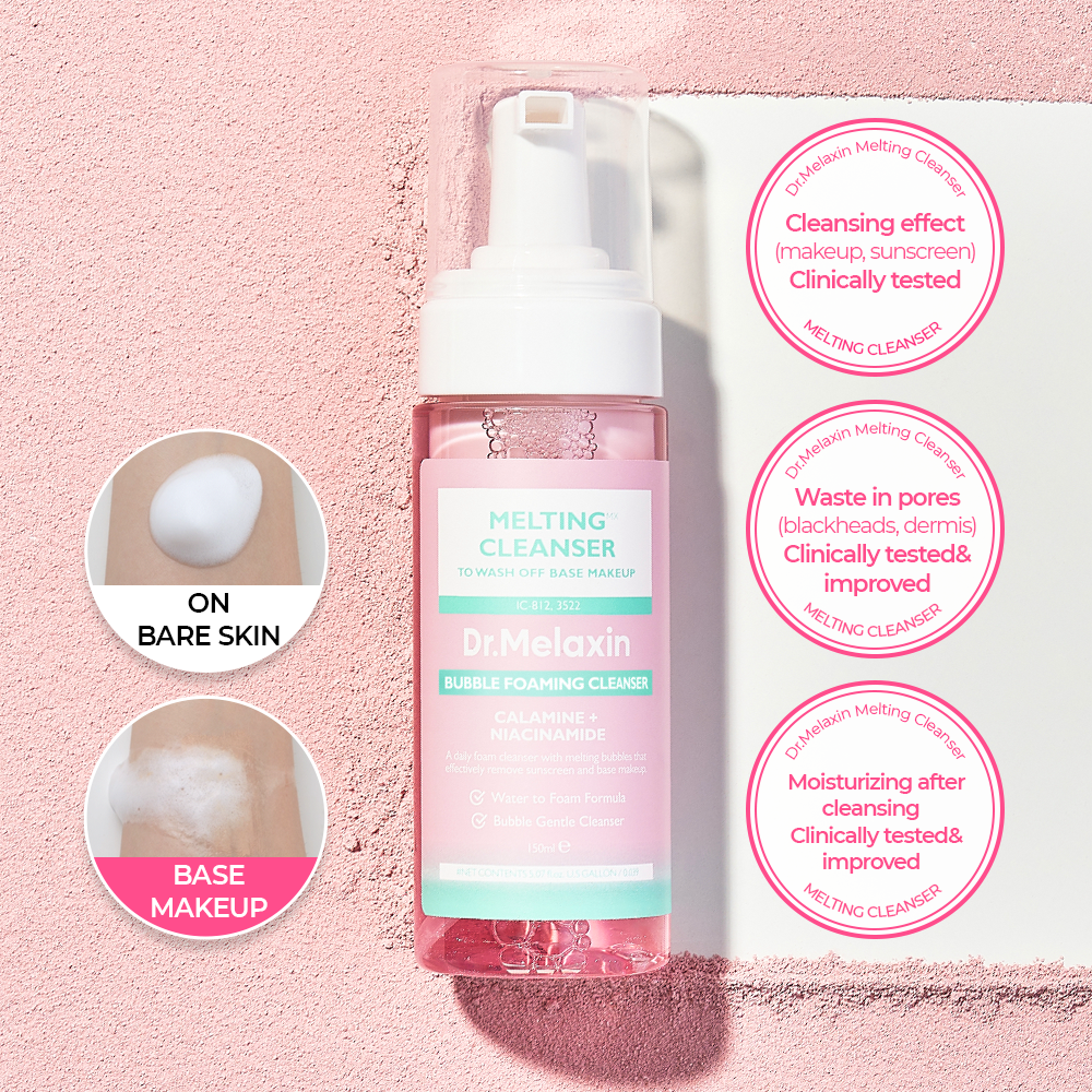 Dr. Melaxin Melting Cleanser Bubble Foam — official product gallery image 2