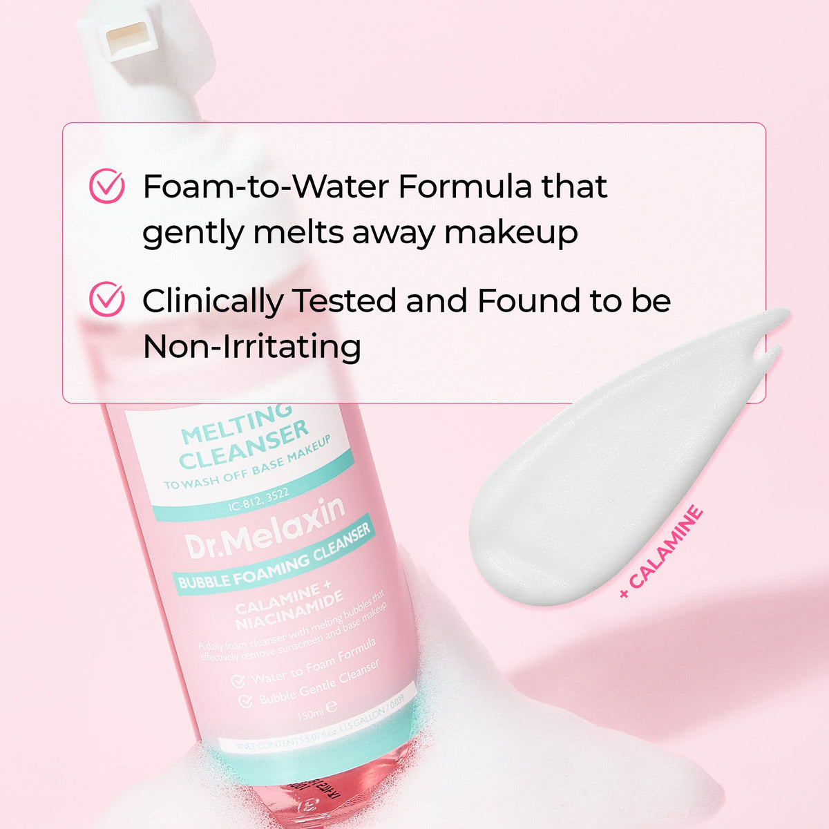 Dr. Melaxin Melting Cleanser Bubble Foam — official product gallery image 3