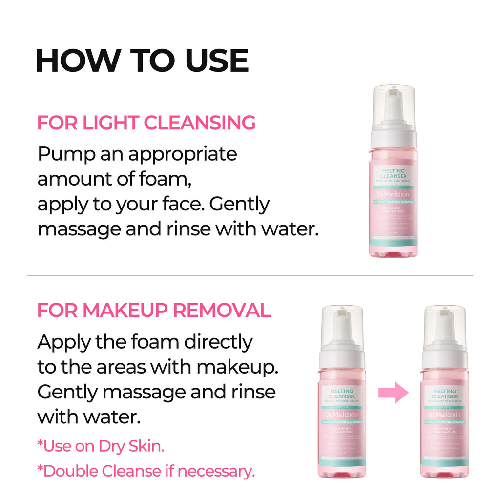 Dr. Melaxin Melting Cleanser Bubble Foam — official product gallery image 6