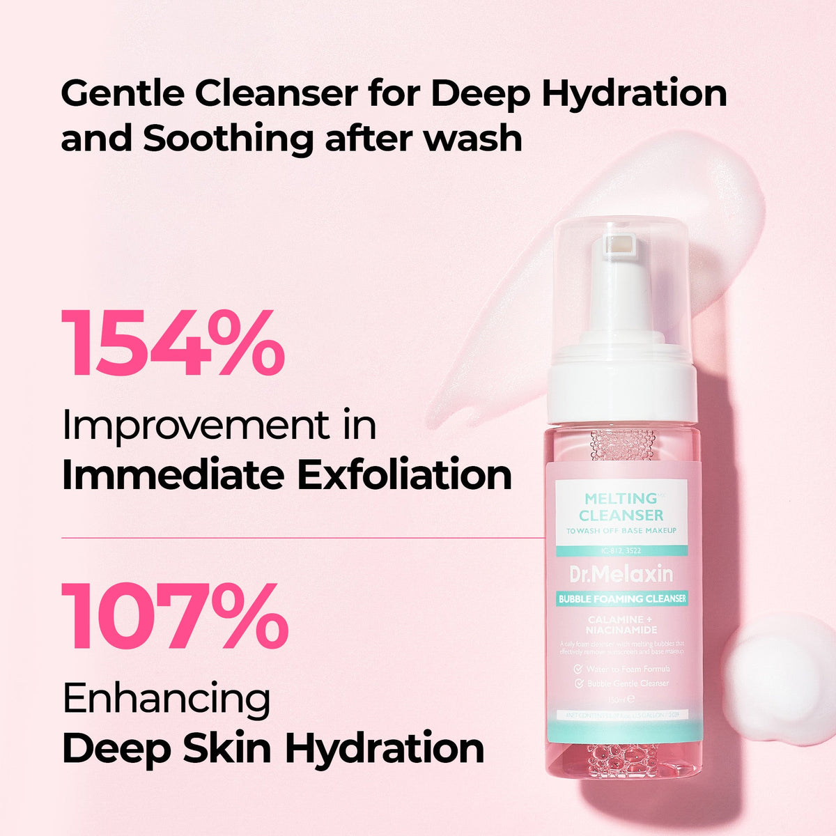 Dr. Melaxin Melting Cleanser Bubble Foam — official product gallery image 7