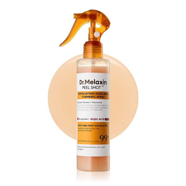 Dr. Melaxin Peel Shot Exfoliating Kojic Acid Turmeric Spray — official product image