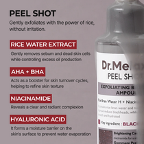 Dr. Melaxin Peel Shot Glow Black Rice Ampoule — official product gallery image 8