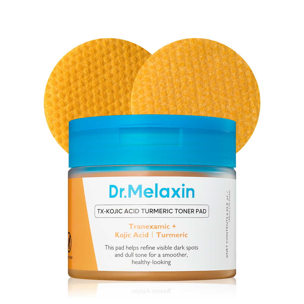 Dr. Melaxin TX Kojic Acid Turmeric Toner Pad — official product image