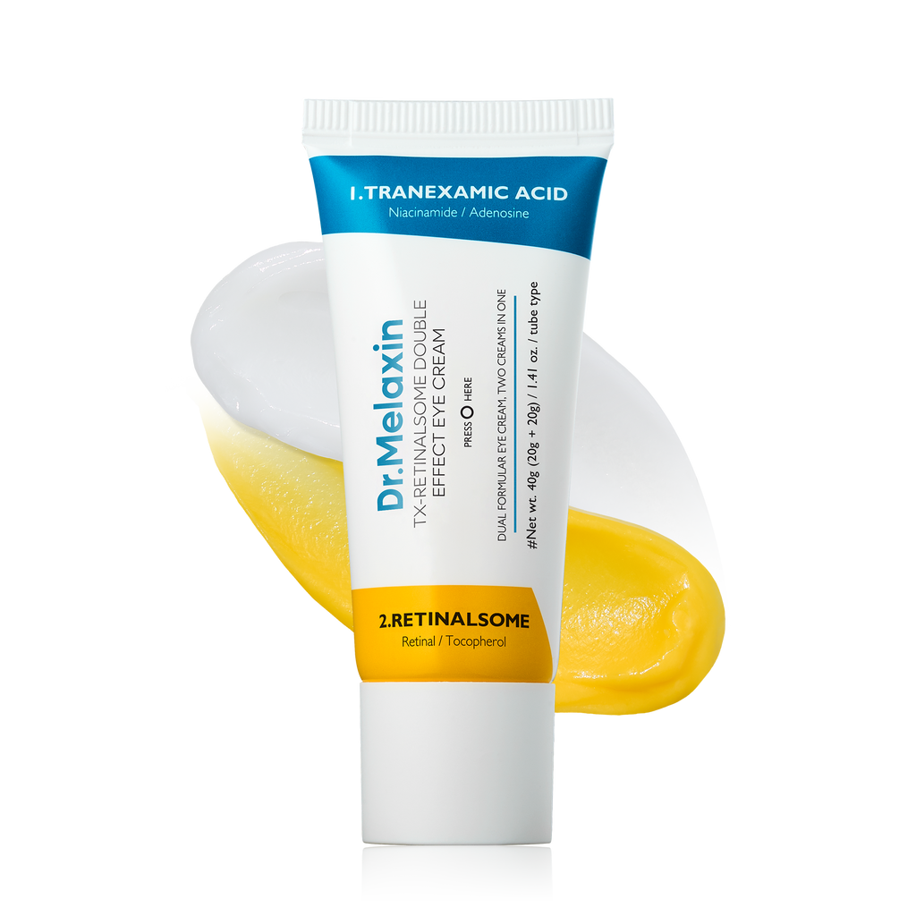 Dr. Melaxin TX Retinalsome Double Effect Eye Cream — official product image