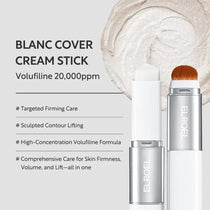 Original Blanc Cover Cream Stick graphic highlighting Volufiline