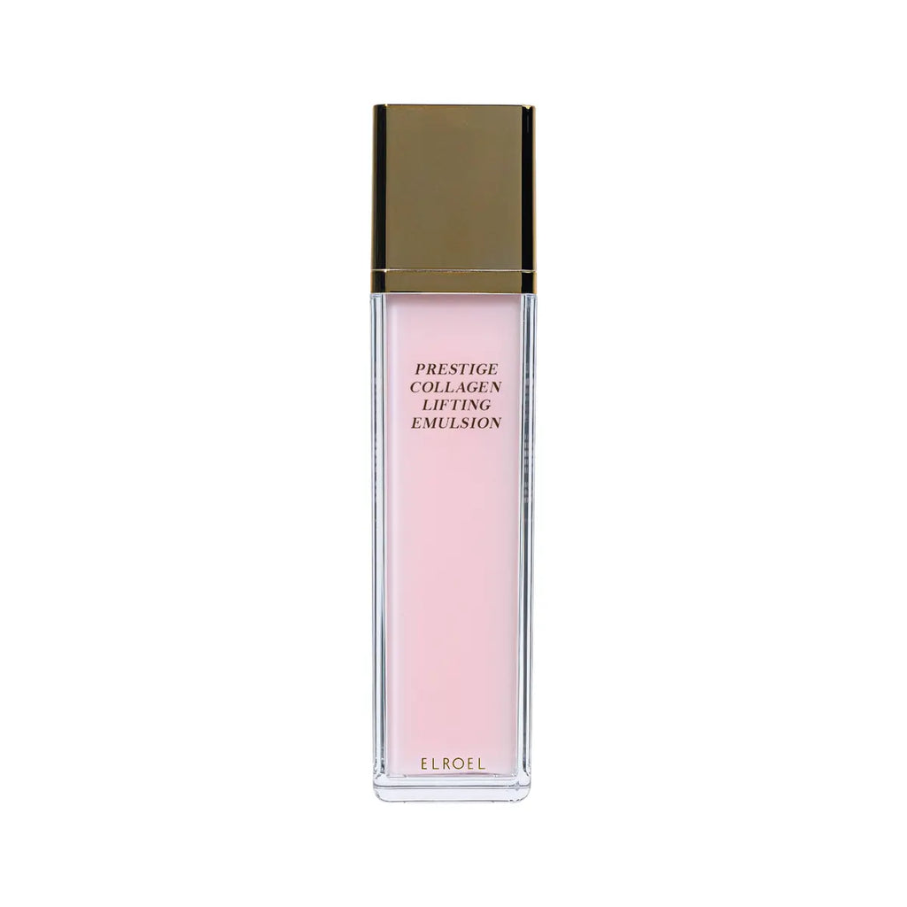 Elroel Prestige Collagen Lifting Emulsion shown on a white background