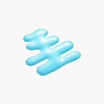 Eqqualberry BLUE BLOW Hyaltoin Flooding Serum — Helps retain hydration with hyaluronic acid and ectoin; | Blue serum texture swatch