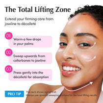 Eqqualberry LUSH BLUSH NAD+ Peptide Boosting Serum — Helps tired-looking skin appear smoother and more radiant; | Face and neck application guide
