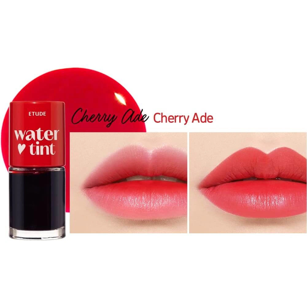 ETUDE Dear Darling Water Tint 9 g — Cherry Ade lip swatches