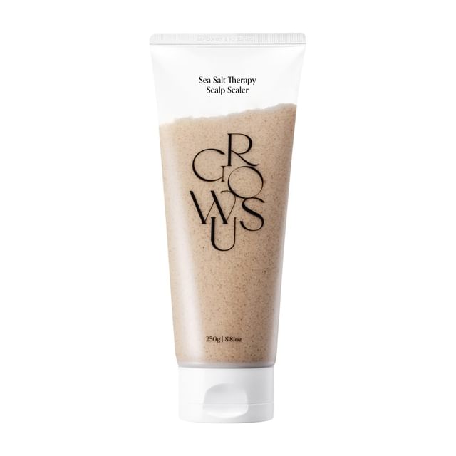 Growus Sea Salt Therapy Scalp Scaler 250g tube on a white background