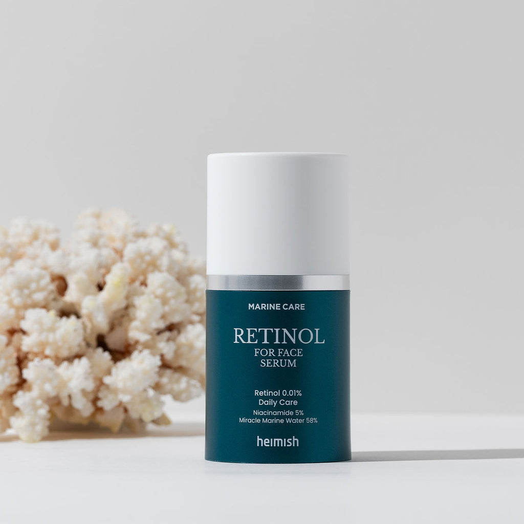Heimish Marine Care Retinol For Face Serum 50ml bottle with marine styling