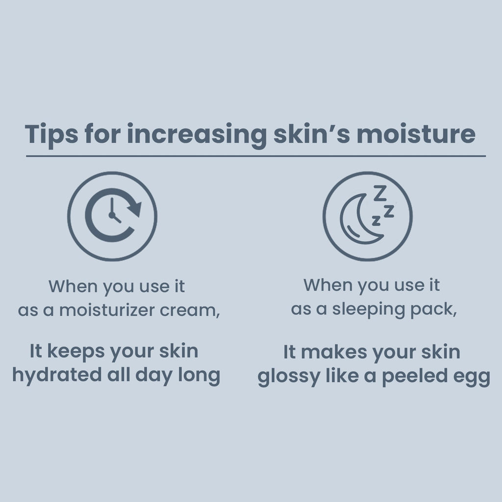 Heimish Moringa Ceramide Hyaluronic Hydrating Cream - 50ml — manufacturer card describing moisturizing and sleeping-pack use.