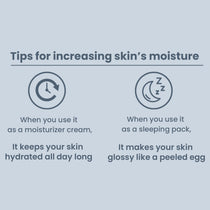 Heimish Moringa Ceramide Hyaluronic Hydrating Cream - 50ml — manufacturer card describing moisturizing and sleeping-pack use.