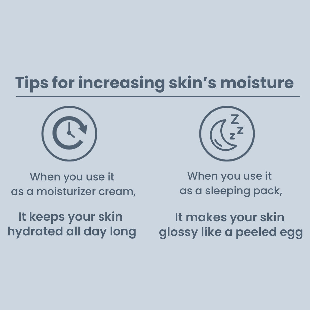 Heimish Moringa Ceramide Hyaluronic Hydrating Cream - 50ml — manufacturer card describing moisturizing and sleeping-pack use.