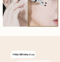 Heveblue Black Yuja Bean Lifting Auto Eye Cream 15 ml — eye-area application demonstration.