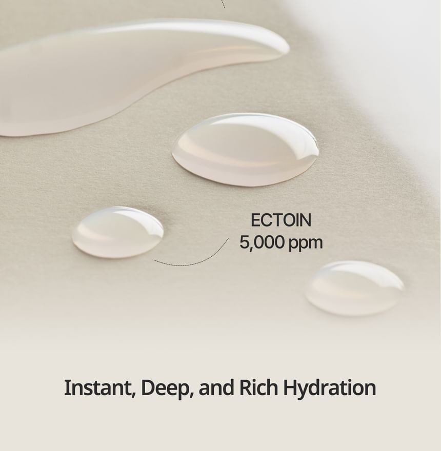 Heveblue Makeup Pro Ecto Namu Water Mist 50 ml — ectoin ingredient texture artwork.