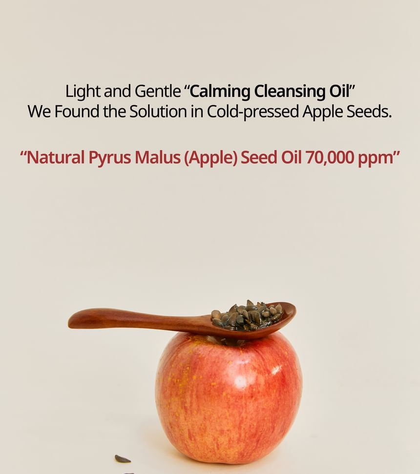 Heveblue Salmon Caring Centella Light Cleansing Oil - 250ml — apple-seed ingredient composition.