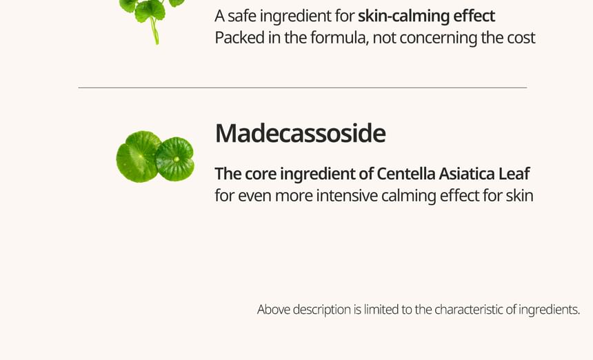 Heveblue Salmon Caring Centella Light Cleansing Oil - 250ml — madecassoside ingredient information.