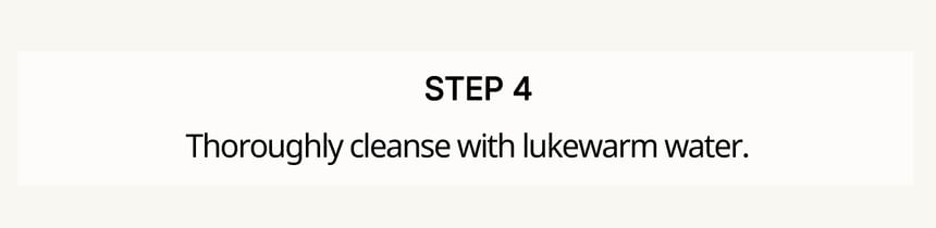 Heveblue Salmon Caring Centella Light Cleansing Oil - 250ml — rinsing instructions.
