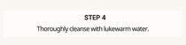 Heveblue Salmon Caring Centella Light Cleansing Oil - 250ml — rinsing instructions.
