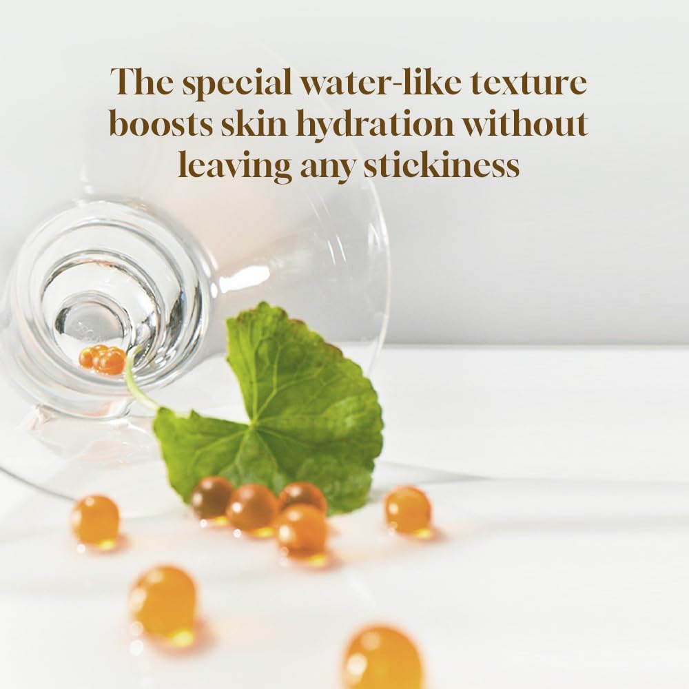 Heveblue Salmon Caring Centella Toner — Watery toner texture