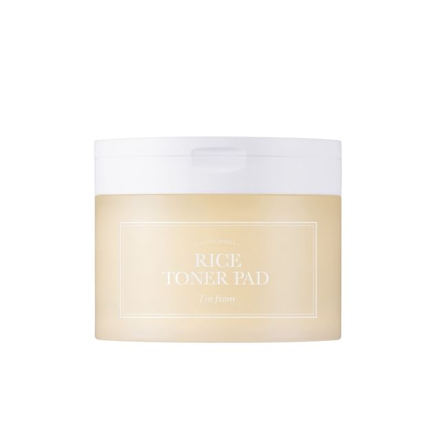 I'm From Rice Toner Pad 140ml — product on a white background