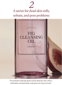 I'm From Fig Cleansing Oil — original bottle close-up