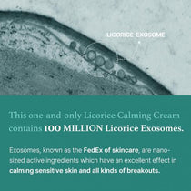 I'm From Licorice Calming Cream — manufacturer licorice-exosome ingredient panel