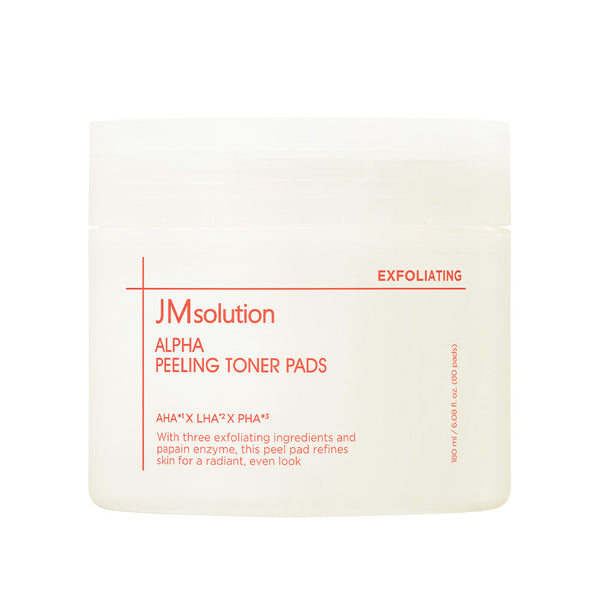 JMsolution Alpha Peeling Toner Pads — product jar