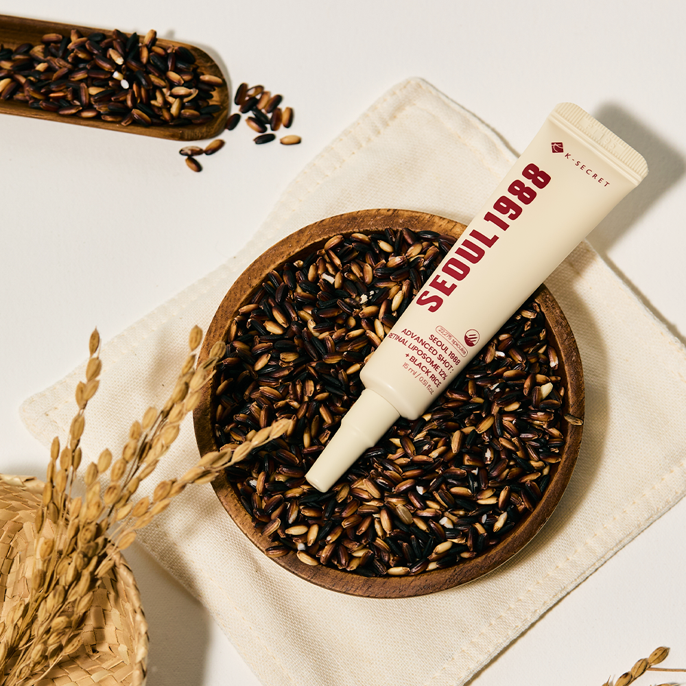 K-Secret Seoul 1988 Advanced Shot Retinal Liposome 12% + Black Rice — official product image 3