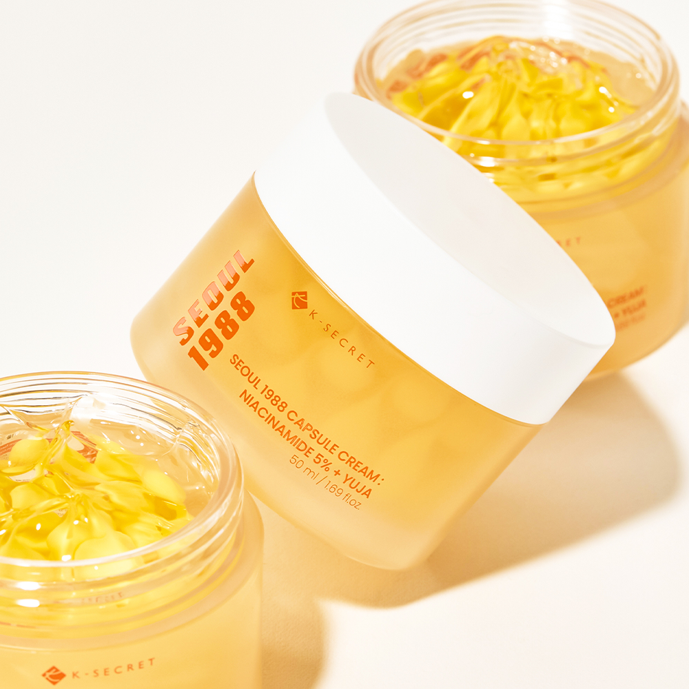 K-Secret Seoul 1988 Capsule Cream Niacinamide 5% + Yuja — official product image 1