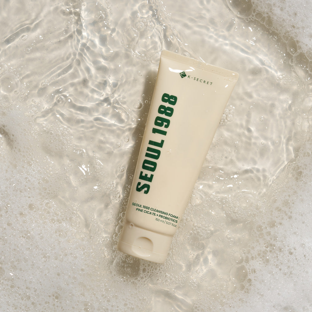 K-Secret Seoul 1988 Cleansing Foam Pine Cica 1% + Probiotics — official product image 2