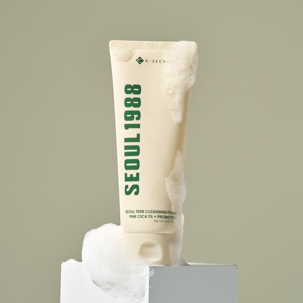 K-Secret Seoul 1988 Cleansing Foam Pine Cica 1% + Probiotics — official product image 3