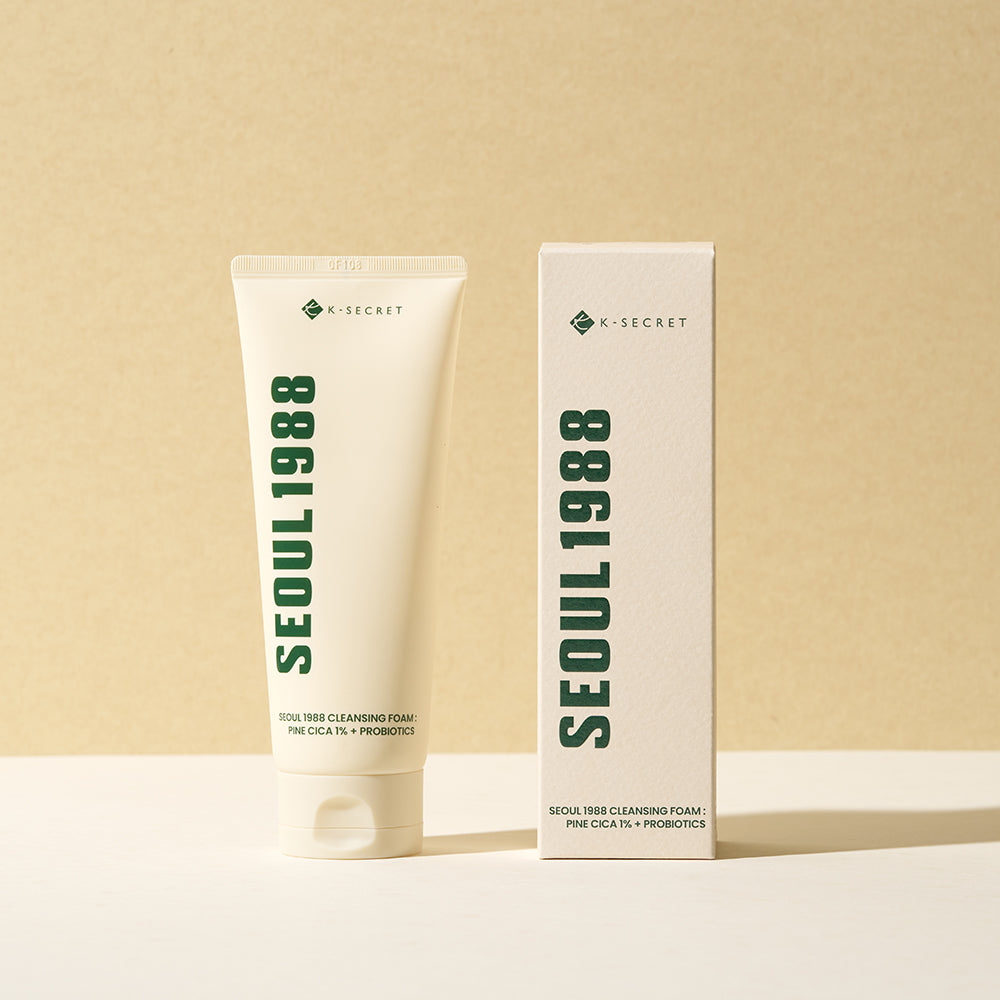 K-Secret Seoul 1988 Cleansing Foam Pine Cica 1% + Probiotics — official product image 4