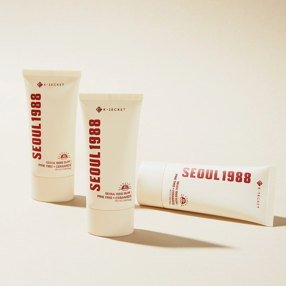 K-Secret Seoul 1988 Sun Pine Tree + Ceramide SPF50+ PA++++ — official product image 3