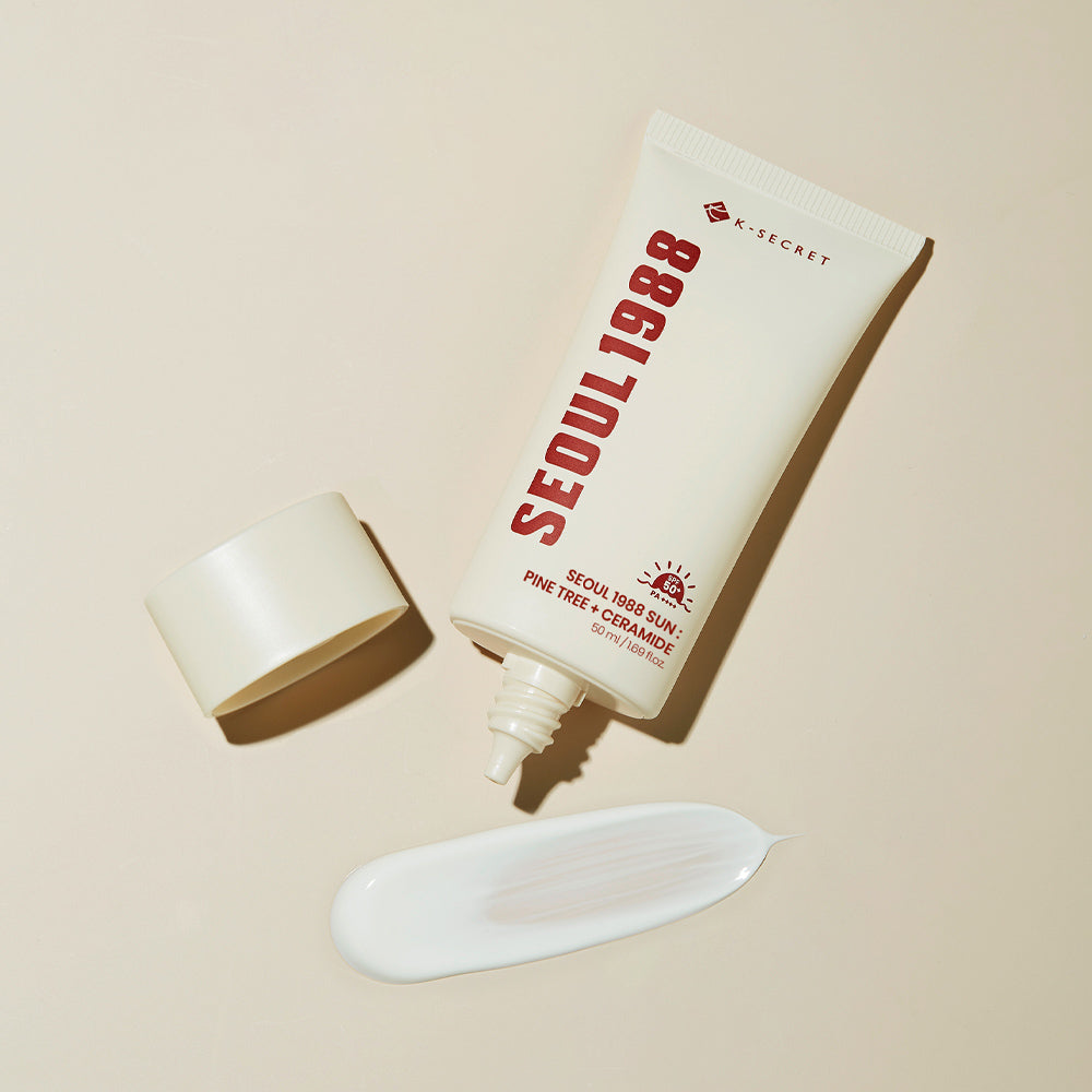 K-Secret Seoul 1988 Sun Pine Tree + Ceramide SPF50+ PA++++ — official product image 4