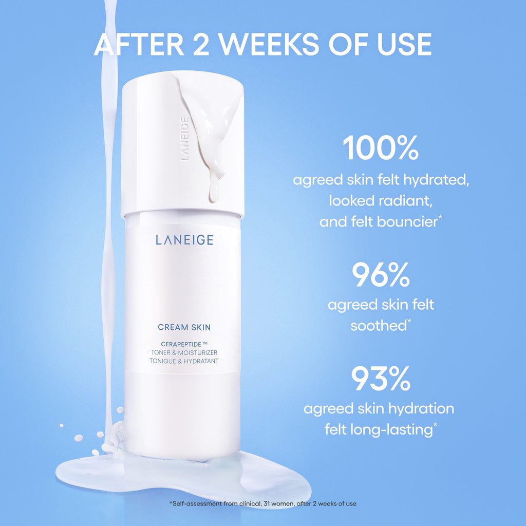 Laneige Cream Skin Cerapeptide Toner & Moisturizer — Official gallery 4