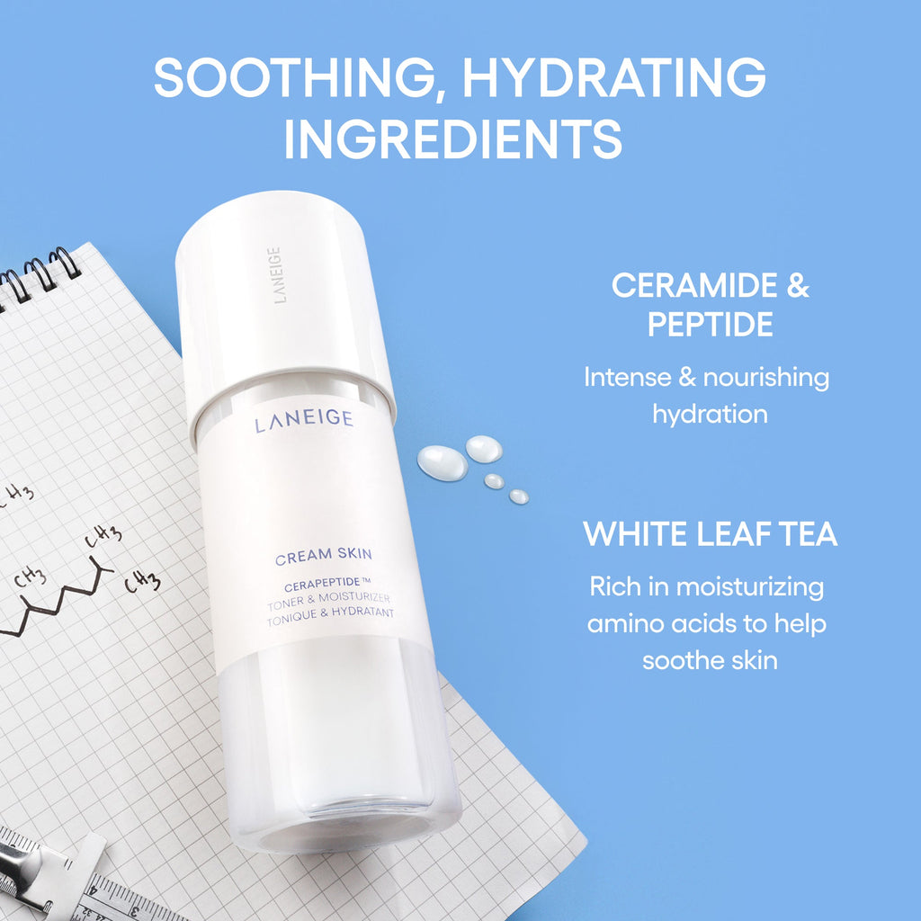 Laneige Cream Skin Cerapeptide Toner & Moisturizer — Official gallery 5