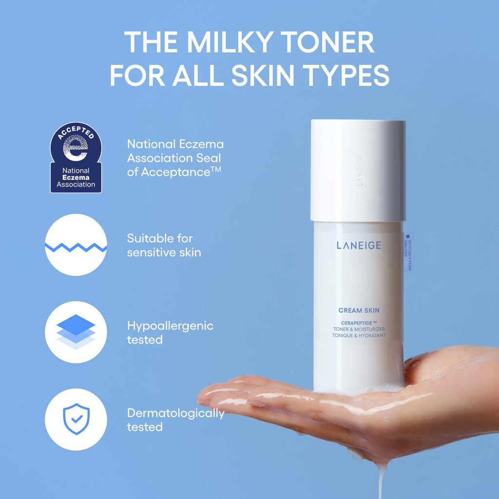 Laneige Cream Skin Cerapeptide Toner & Moisturizer — Official gallery 8