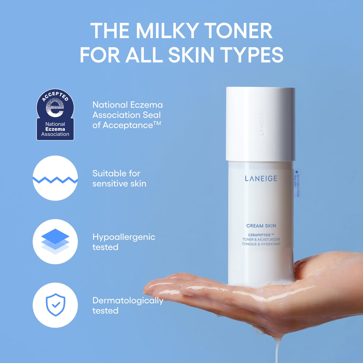 Laneige Cream Skin Cerapeptide Toner & Moisturizer — Official gallery 8