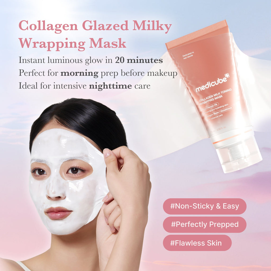 Medicube Collagen Milk Toning Wrapping Mask — Official gallery 3