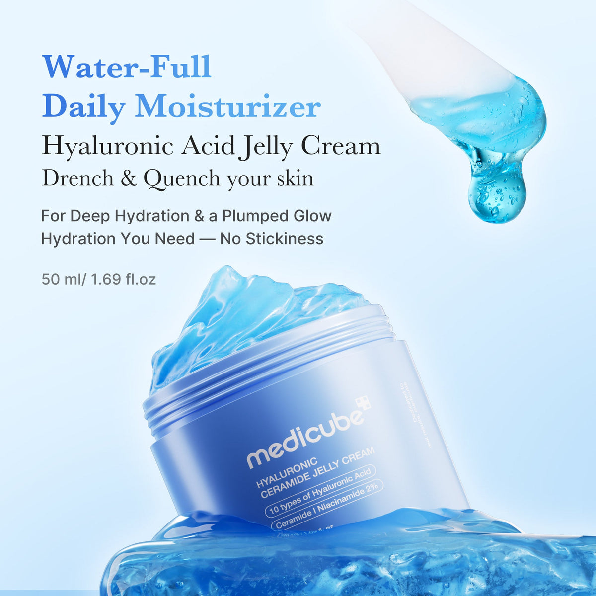 Medicube Hyaluronic Ceramide Jelly Cream — Official gallery 2
