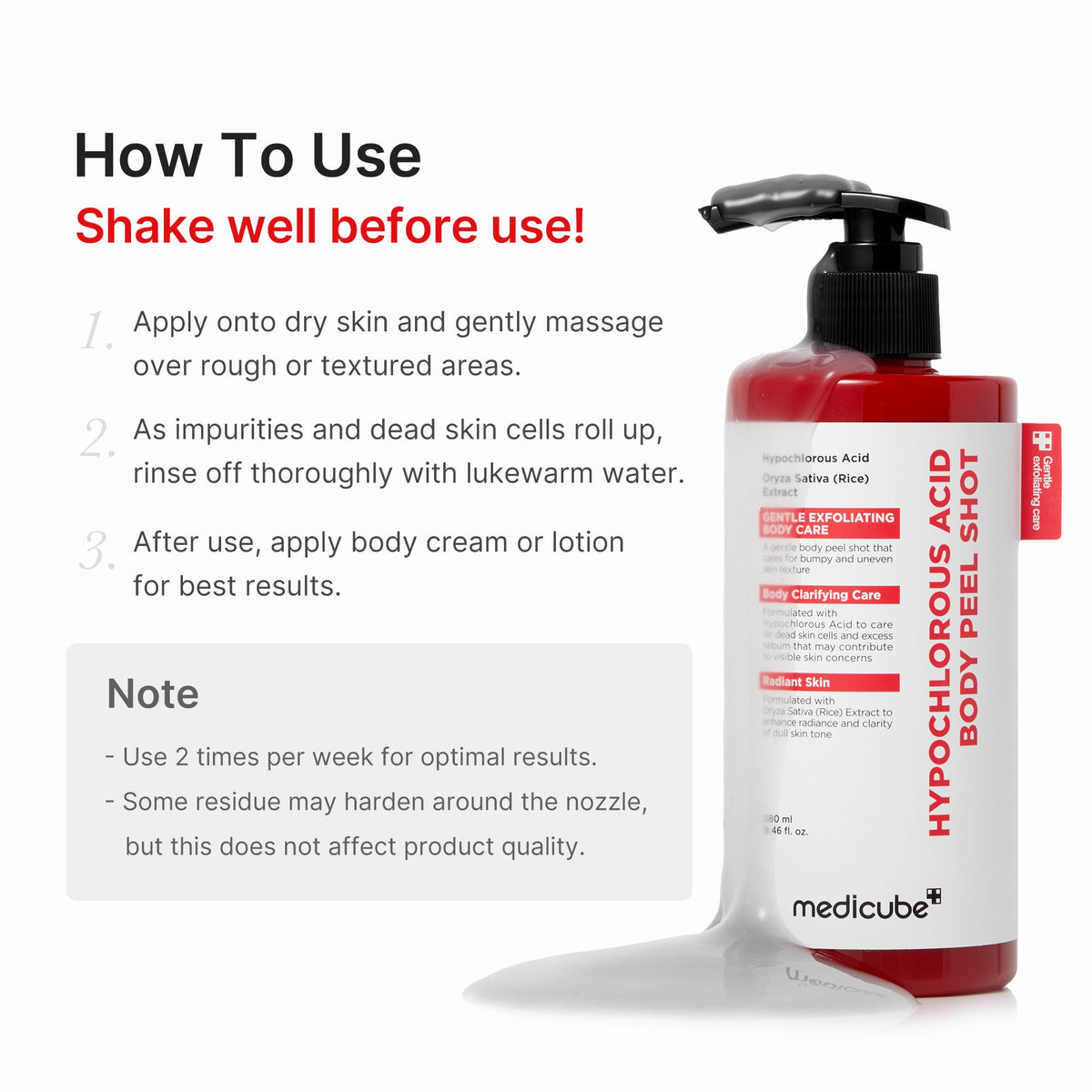 Medicube Hypochlorous Acid Body Peel Shot — Official gallery 6