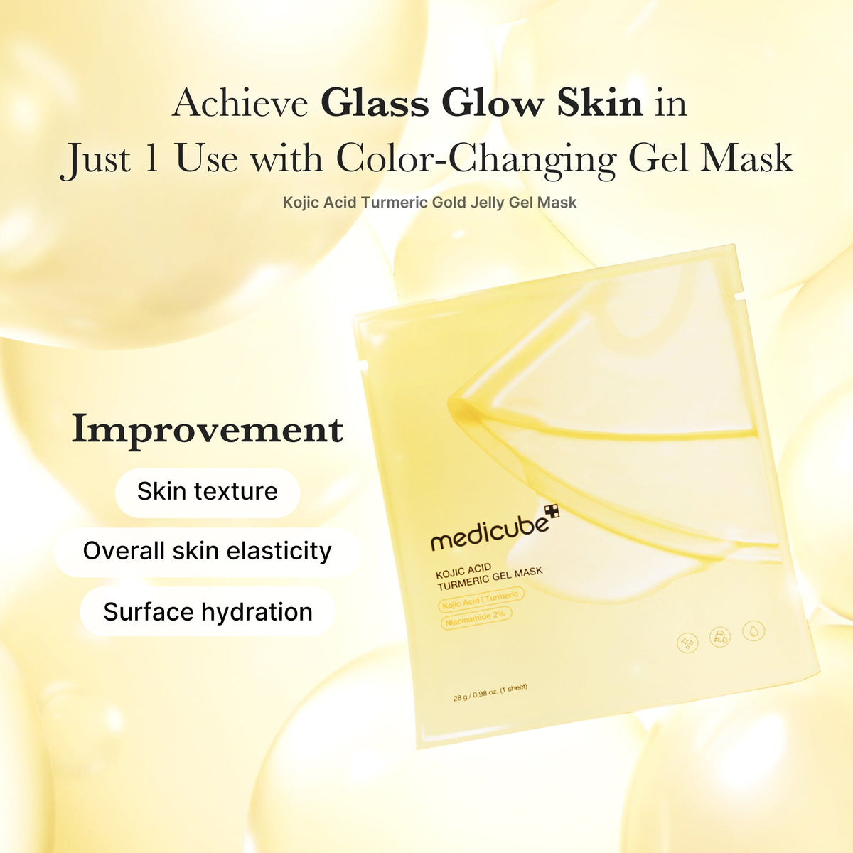 Medicube Kojic Acid Turmeric Gel Mask — Official gallery 4