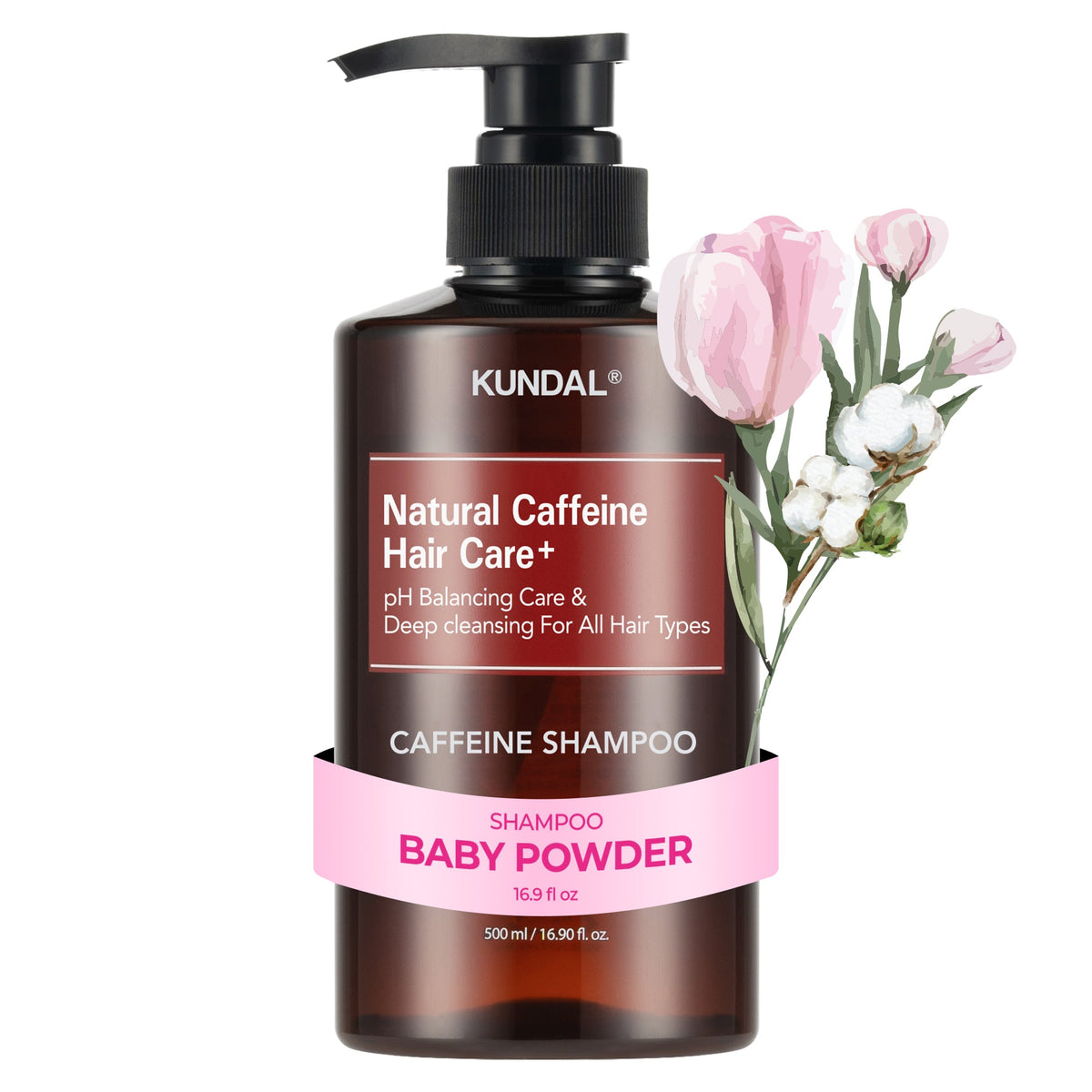 Kundal Natural Caffeine Hair Care Shampoo Baby Powder - official gallery 1
