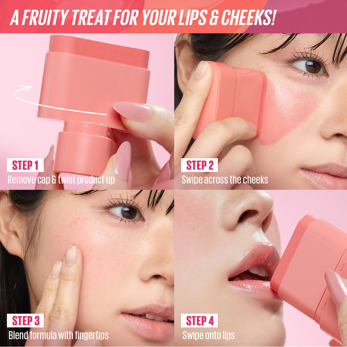 KAJA Dewy Bar Cheek & Lip Balm - official gallery 7