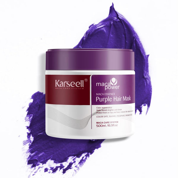 Karseell Maca Power Purple Hair Mask - product view