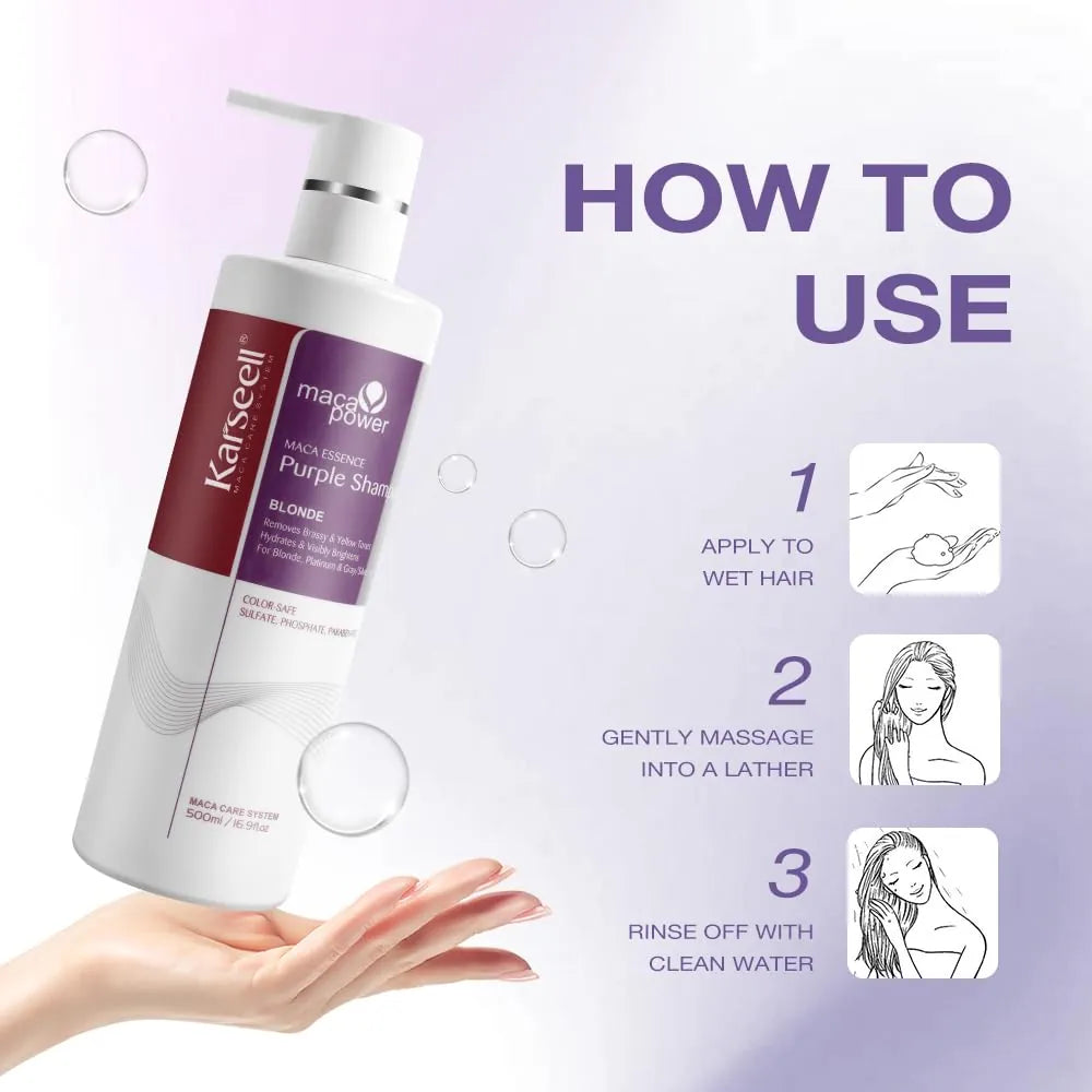 Karseell Purple Shampoo - official gallery 2