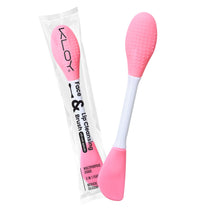 Kloy Silicone Face Mask Applicator & Lip Cleansing Brush (Light Pink) - product view