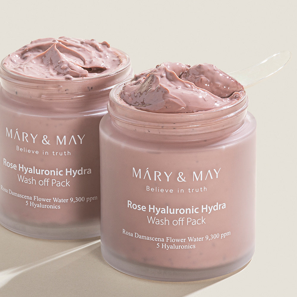 Mary&May Rose Hyaluronic Hydra Wash Off Pack — Official gallery 2